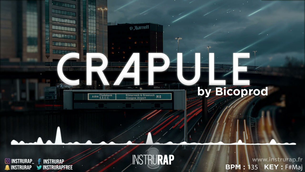 Instru Rap Triste/Lourd | Trap/Emotional Instrumental Rap - CRAPULE - Prod. By BICOPROD