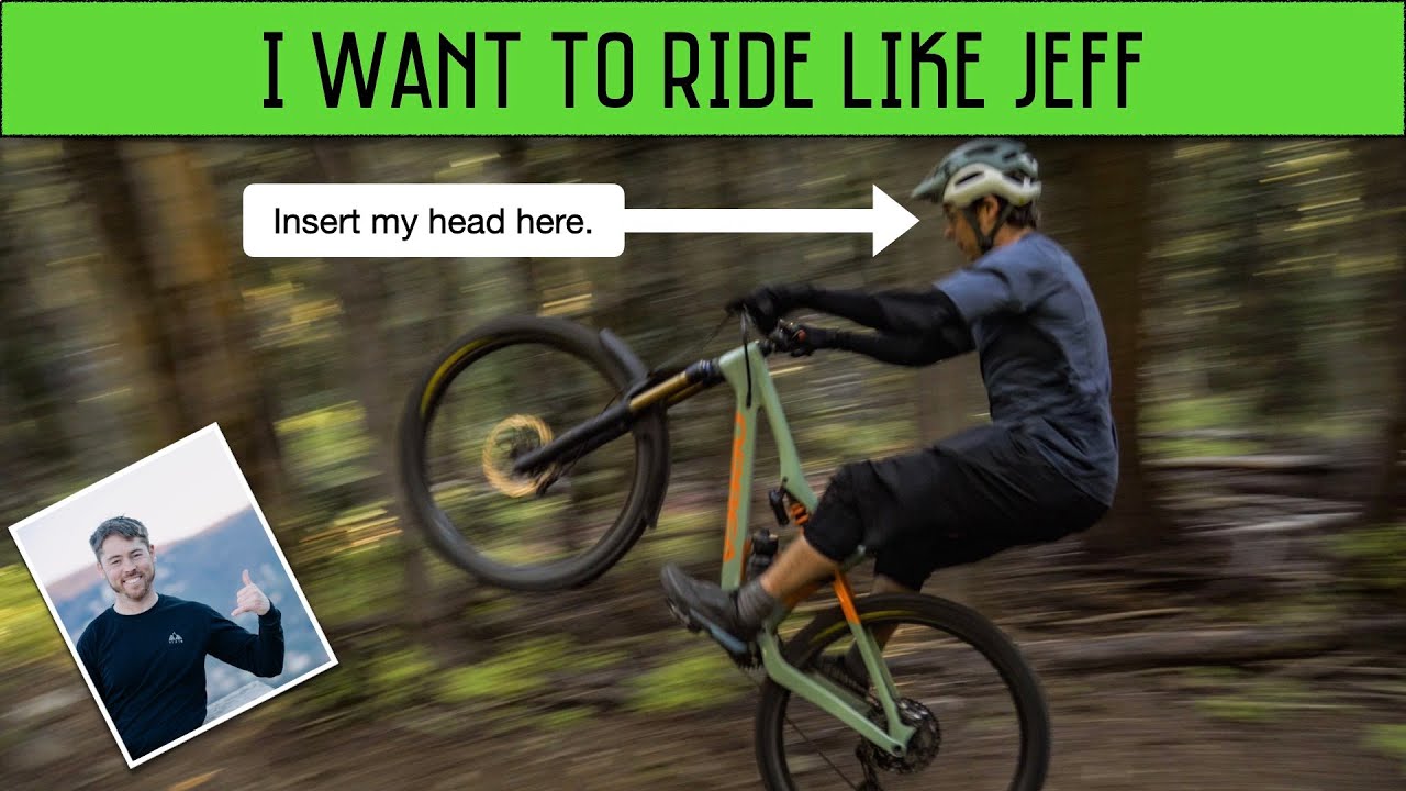 Я хочу кататься на горном велосипеде, как этот парень.