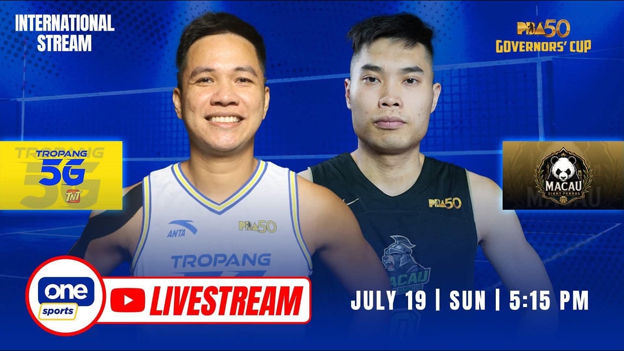 LIVE: TNT vs MACAU | PBA SEASON 50 GOVERNORS' CUP | JULY 19, 2026 | INTERNATIONAL STREAM