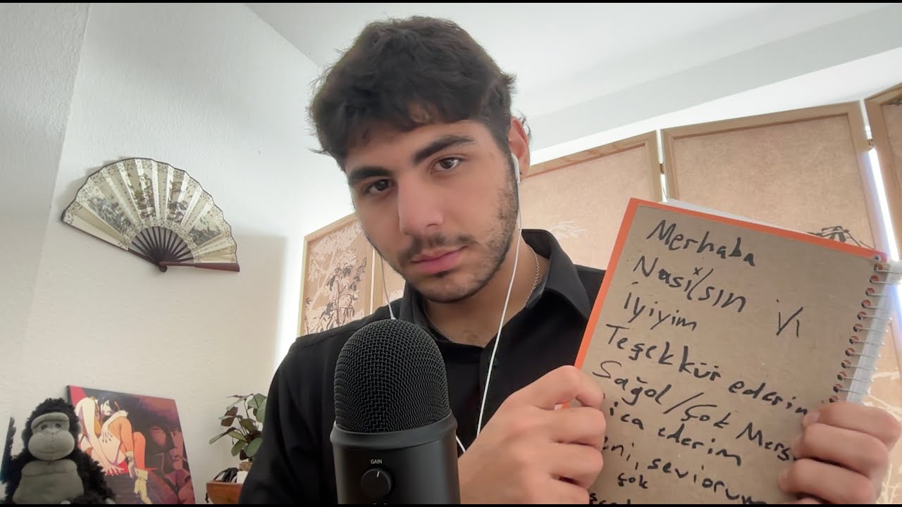 ASMR Teaching You Turkish Basics in a Calm and Positive Manner