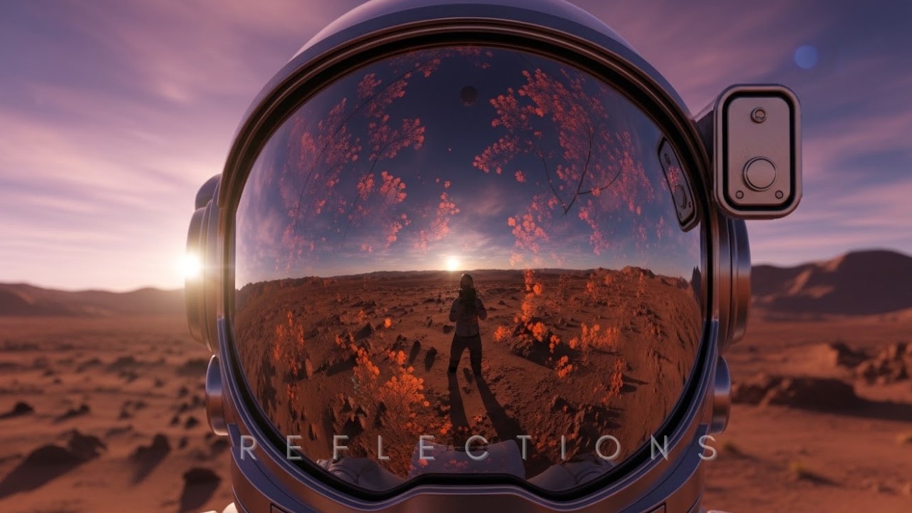 Reflections On A Crimson World | Deep Space Ambient Sci Fi Music For Sleep And Exploration
