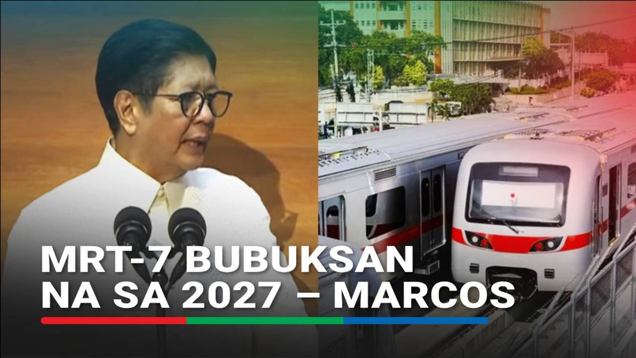 12 istasyon ng MRT-7 bubuksan na sa 2027 ayon kay Marcos | SONA 2026