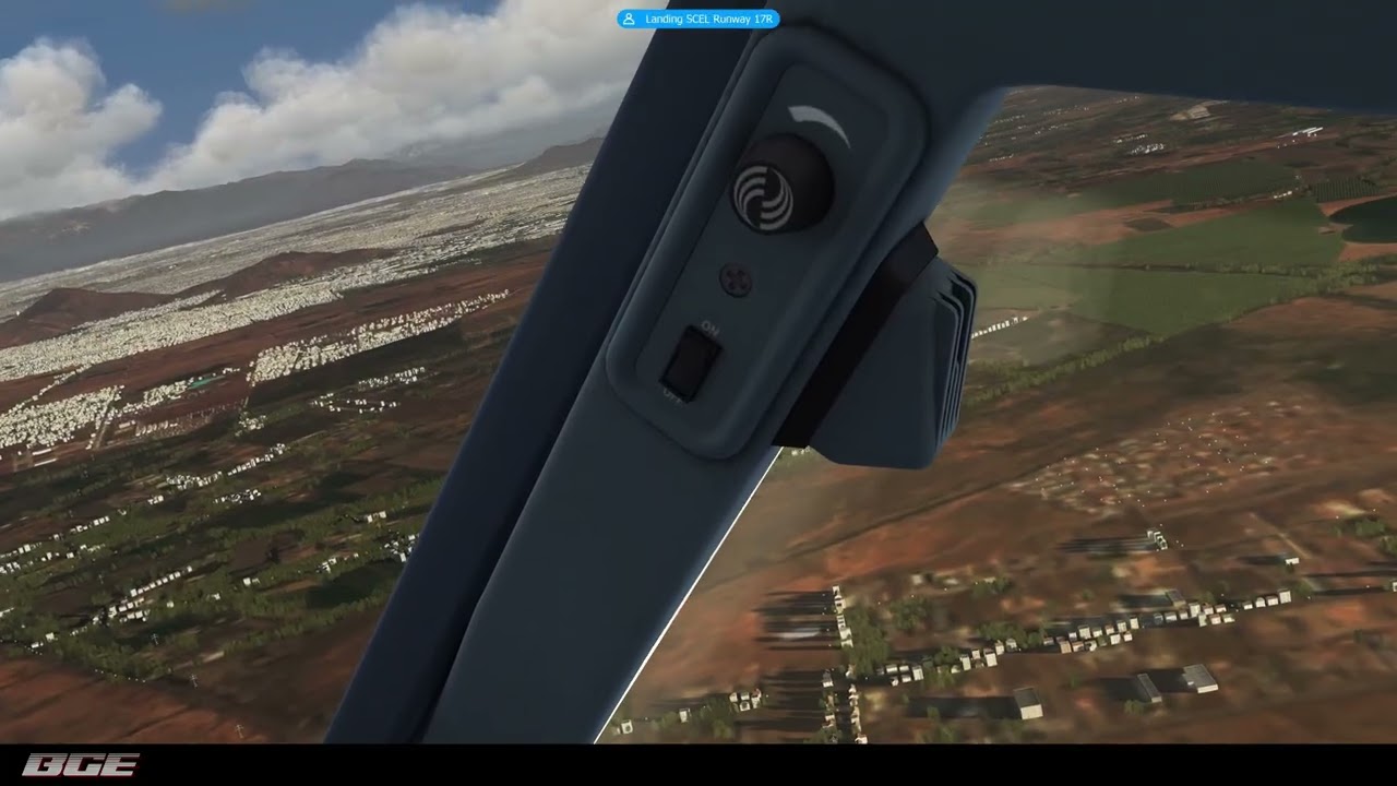 AEROFLY FS 4  [A320 : Santiago, Chile Airport]  Approach & Landing