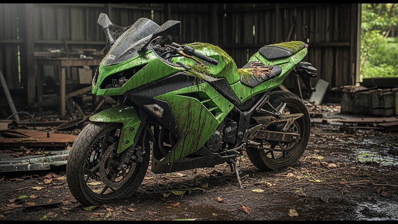 ASMR Bike Restoration | Full Restoration 2012 Kawasaki Ninja 300 Rust To Abandoned Jungle New Look