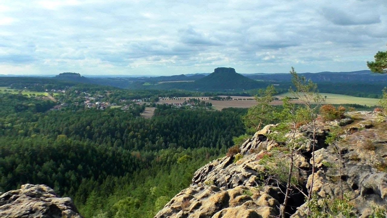 Der Kleinhennersdorfer Stein / Lichterhöhle und 4 selten besuchte Aussichten / Sächsische Schweiz
