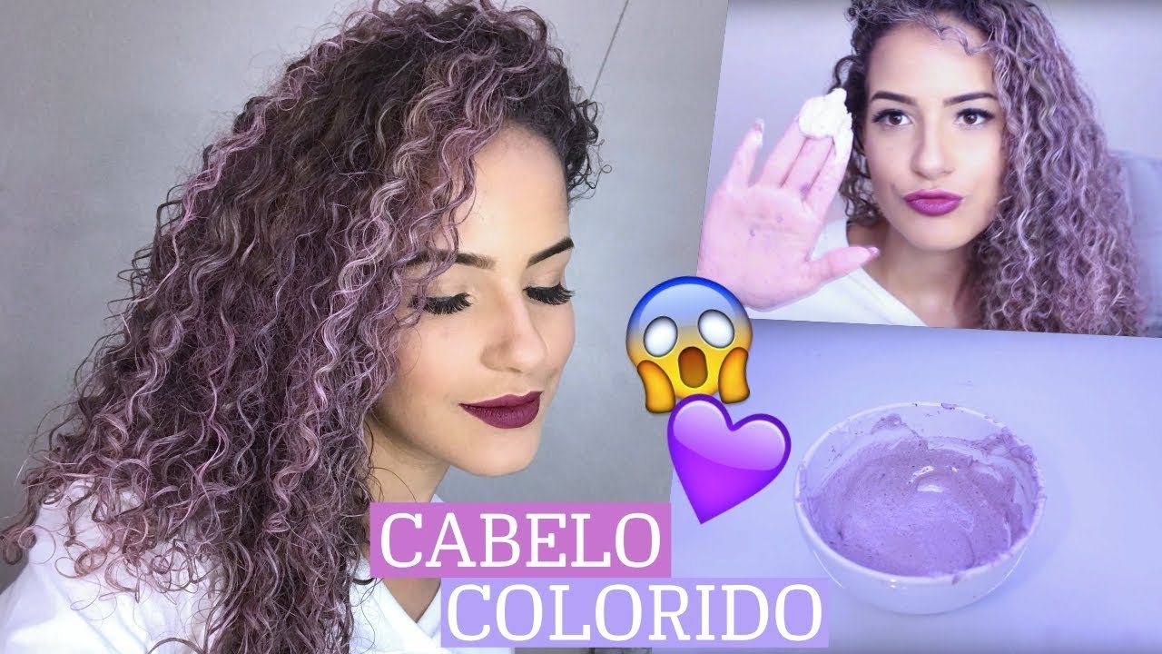 Como PINTAR o cabelo com CREME DE PENTEAR em CASA! (SEM TINTA, ANILINA e PAPEL CREPOM)