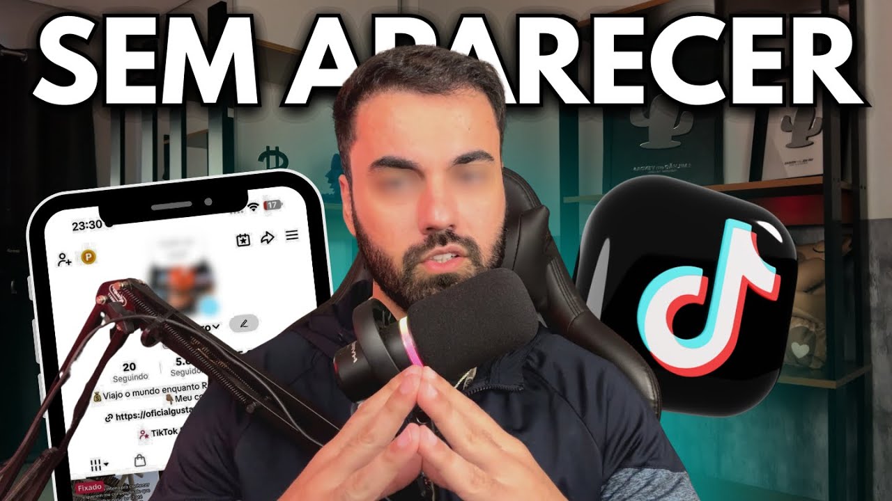 TIKTOK: TUTORIAL COMPLETO DE COMO MONETIZAR O TIKTOK SEM APARECER! (COMO CRIAR TIKTOK DARK)