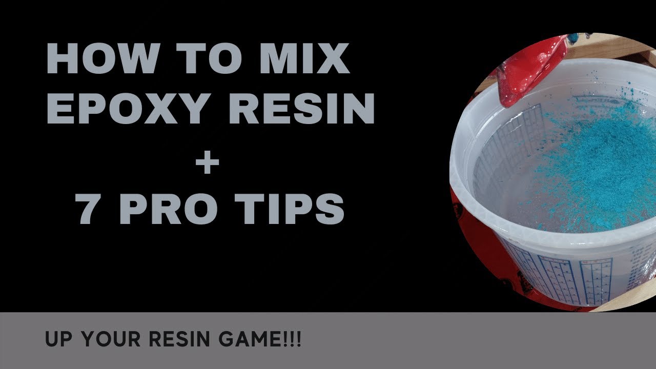 How To mix epoxy resin