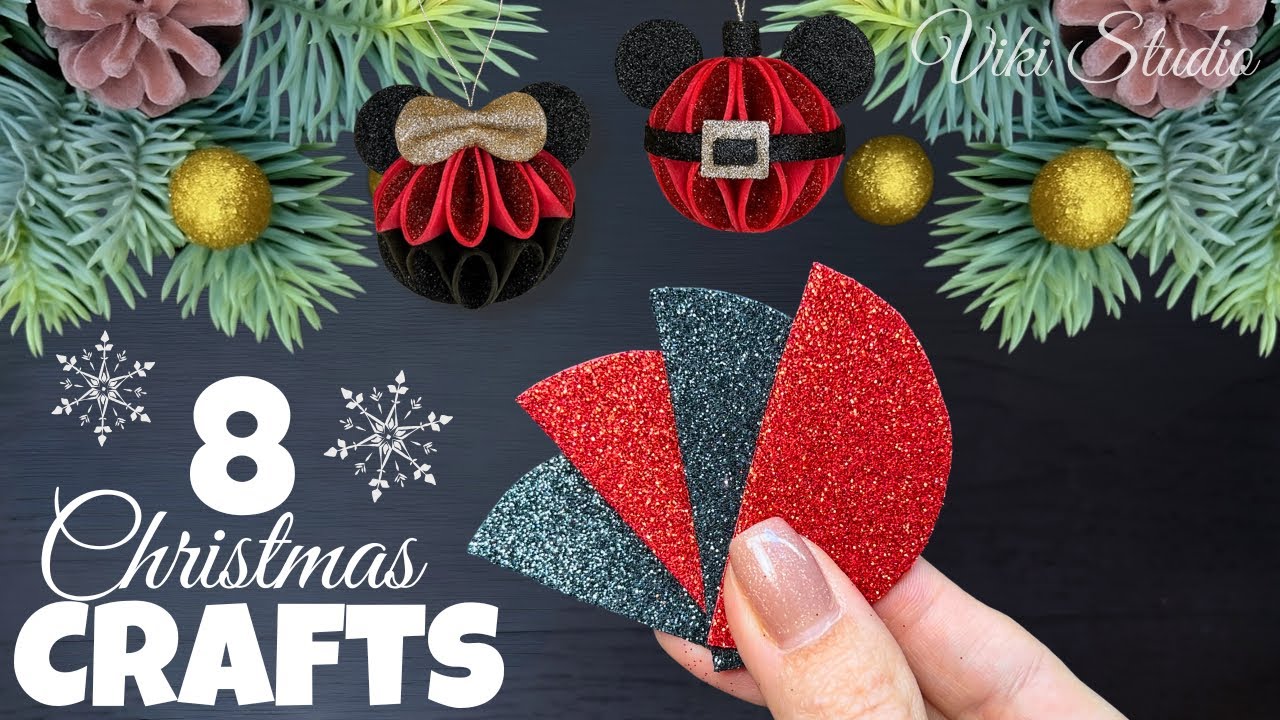 8 semplici decorazioni natalizie fai da te 🎄✨ Idee per lavoretti natalizi 2025