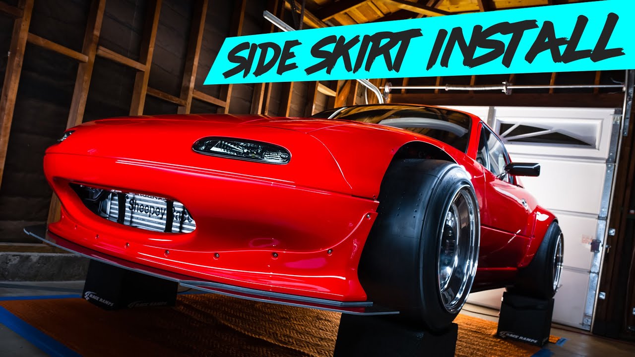 MAZDA MIATA SIDE SKIRTS INSTALL | #OMGMIATA | EP33 | [4K]