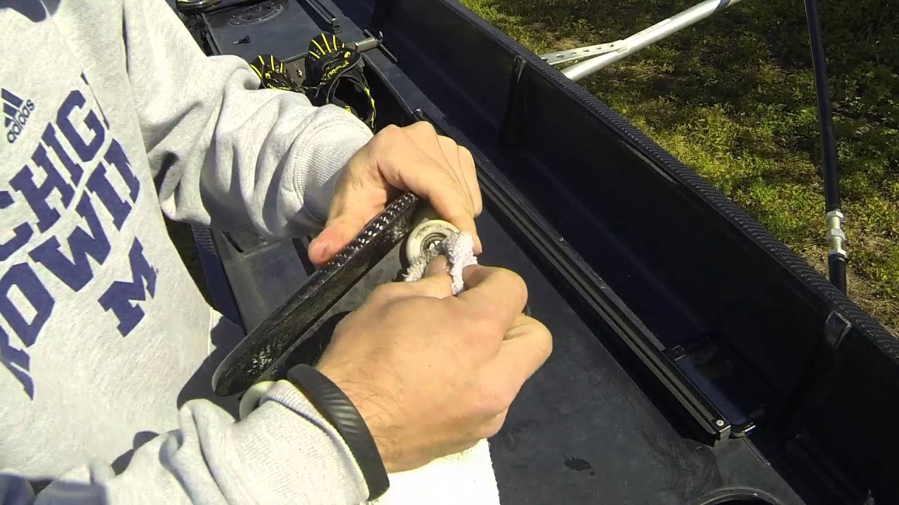 How To Clean Seat Tracks and Wheels on a Rowing Shell