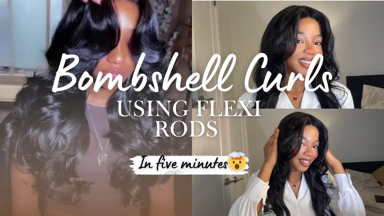 HOW TO CURL YOUR HAIR WITHOUT HEAT USING FLEXI RODS🌸