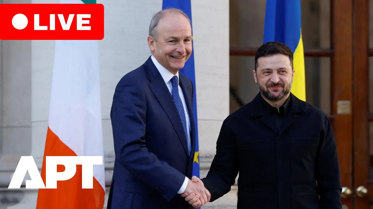 LIVE |  Zelensky & Ireland&rsquo;s PM Martin Hold High-Stakes Joint Press Conference in Dublin | APT