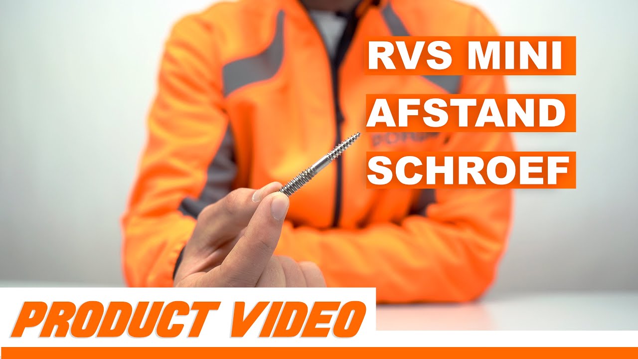 DE RVS MINI AFSTANDSCHROEF! | Borgh