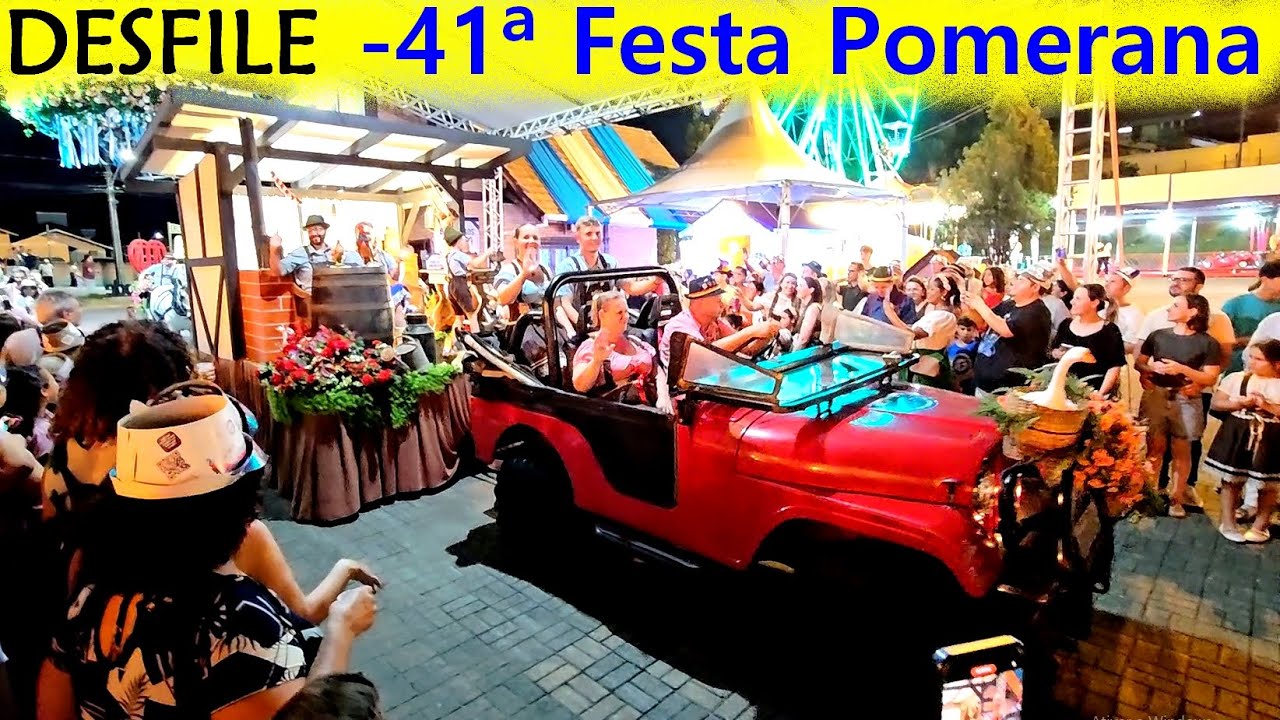 Desfile da 41ª FESTA Pomerana 