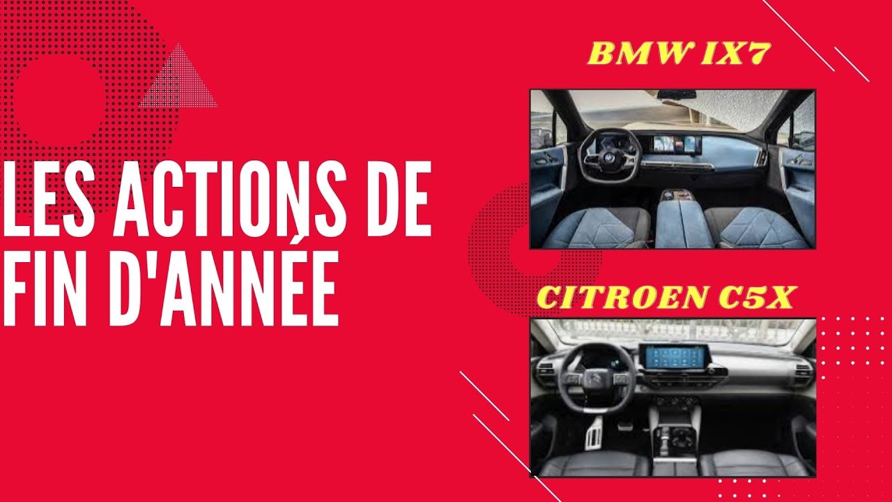 Les actions de fin d'année chez BMW, Mini et Citroën