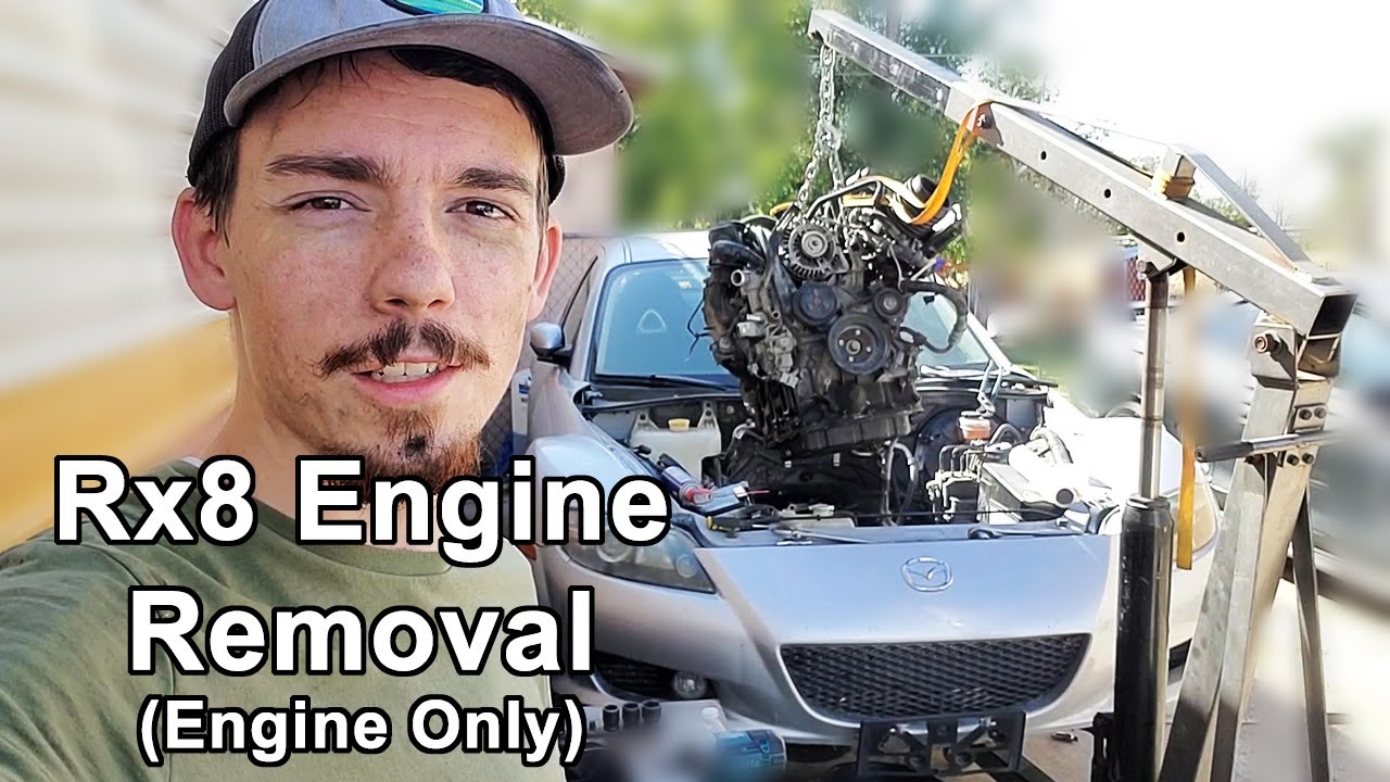 How to remove a 2005 Rx8 engine (engine only)