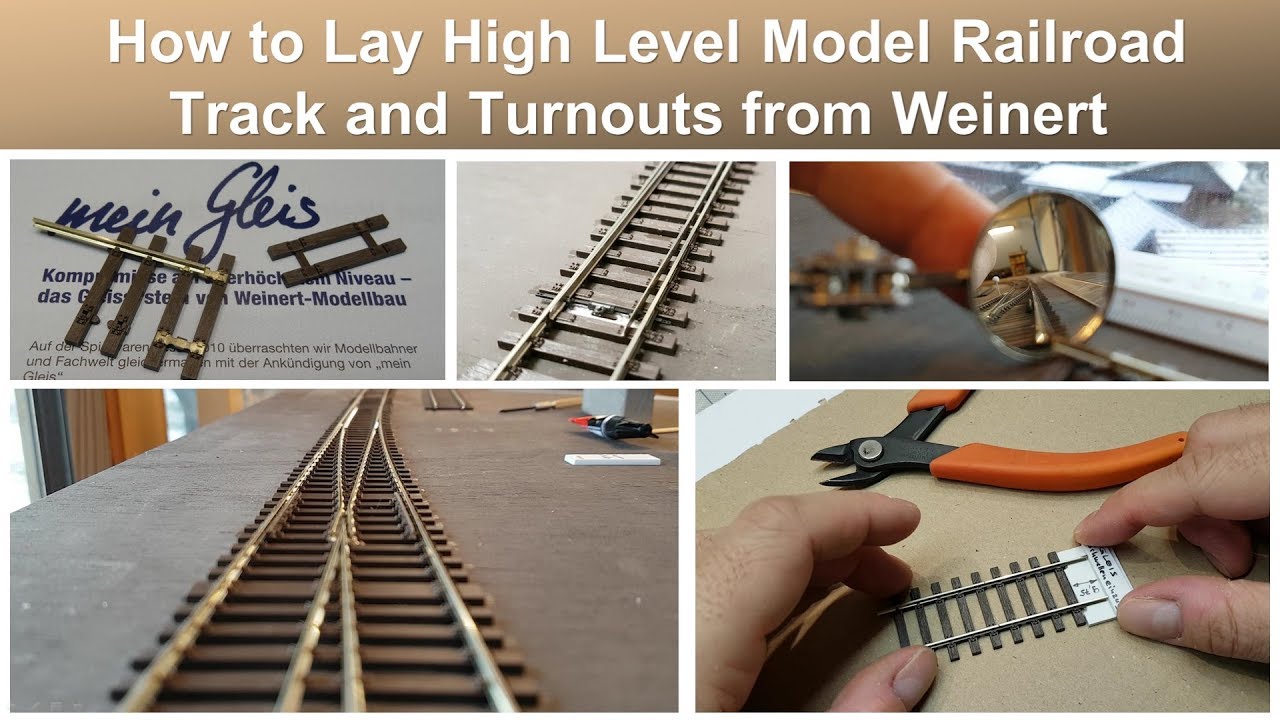 B.B.M.1930s  How to Lay High Level Model Railroad Track and Turnouts  (Weinert 