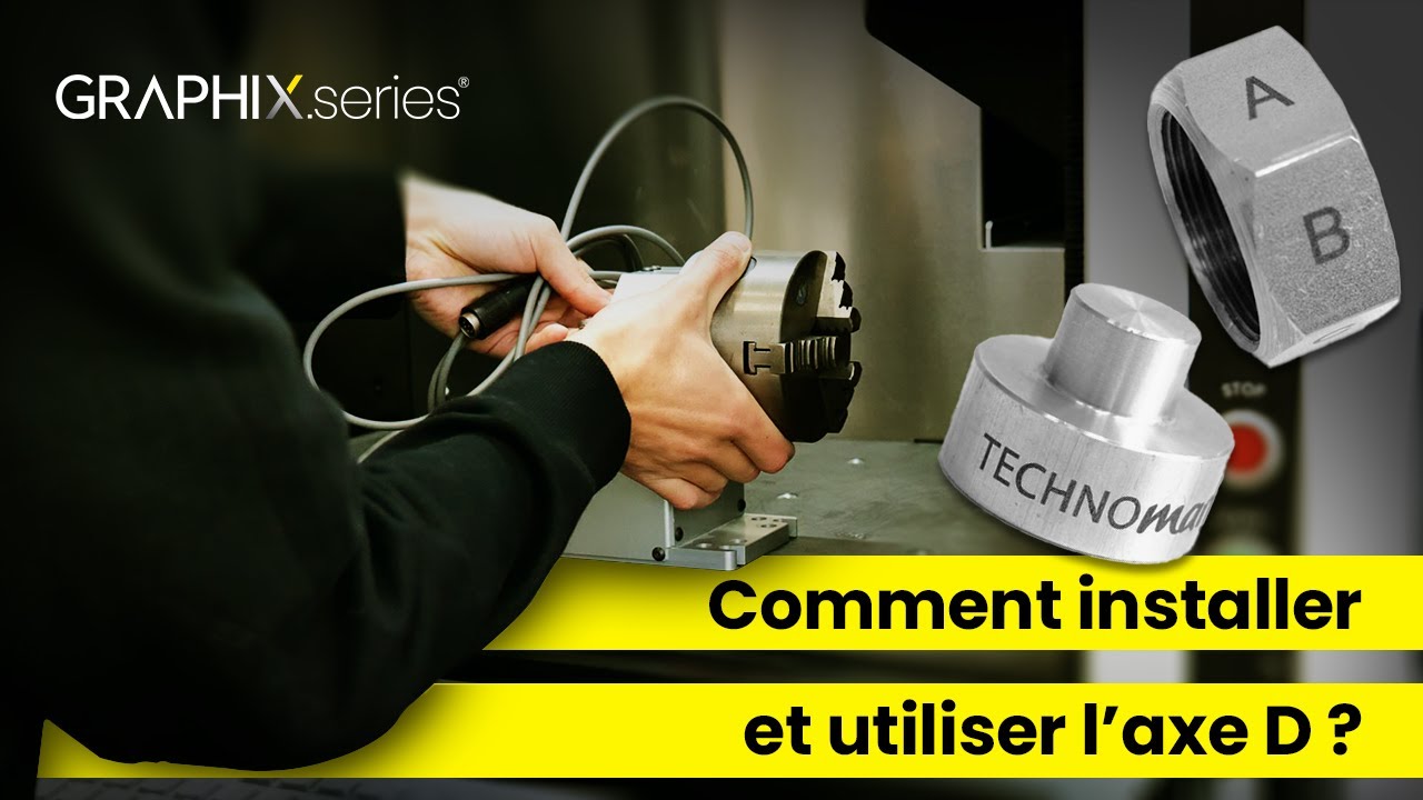 Graphix.series : Comment installer et utiliser l'axe rotatif ?
