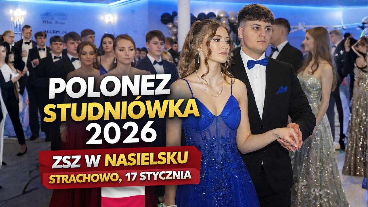 Polonez studniówkowy 2026 | Zespół Szkół Zawodowych w Nasielsku | Strachowo