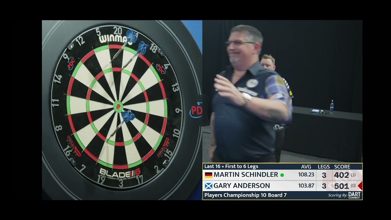 Gary Anderson vs Martin Schindler | Players Championship 10 2025 🎯