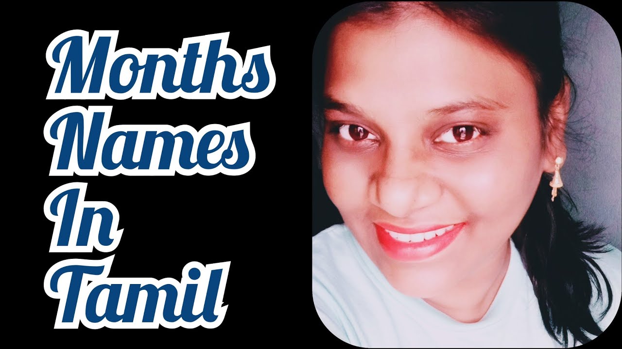 Learn Tamil through telugu - learn months Tamil months names