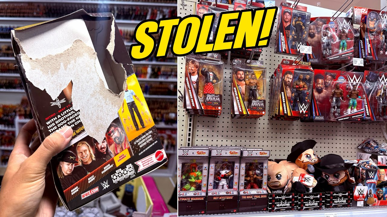 Этот Walmart был настоящей катастрофой&hellip; Фигурки WWE уничтожены и украдены.