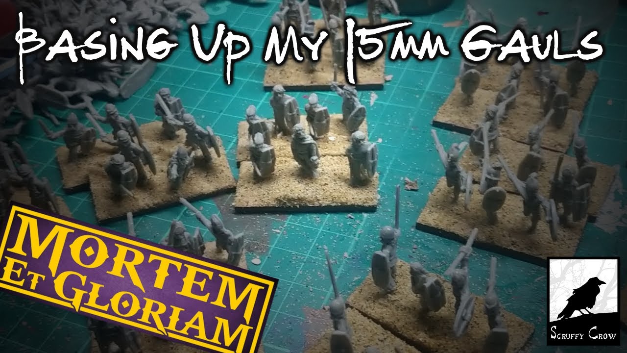 Sorting, Basing and Prepping my MeG 15mm Gauls