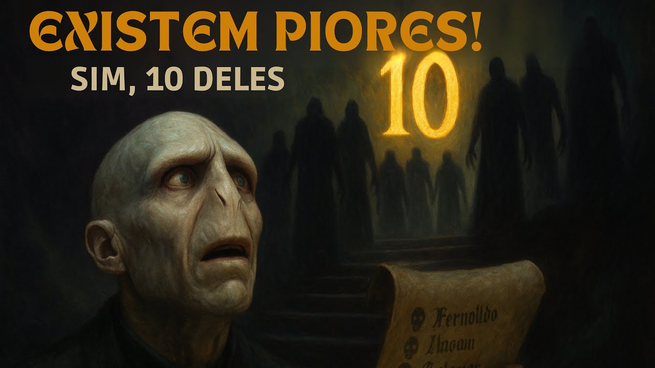 OS 10 BRUXOS MAIS MALIGNOS QUE VOLDEMORT (SIM, EXISTEM PIORES)! HISTÓRIA COMPLETA HARRY POTTER