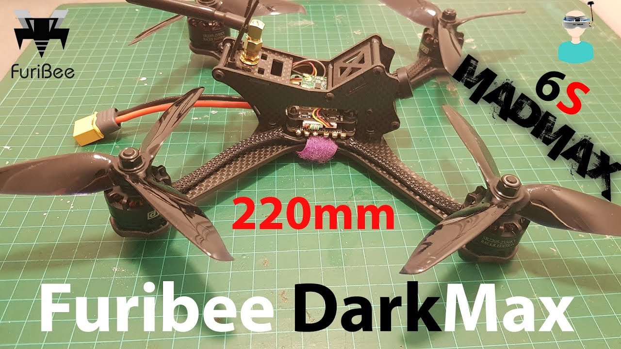 FuriBee DarkMax 220 мм &mdash; полный обзор (обзор, настройка и тестовый полёт)