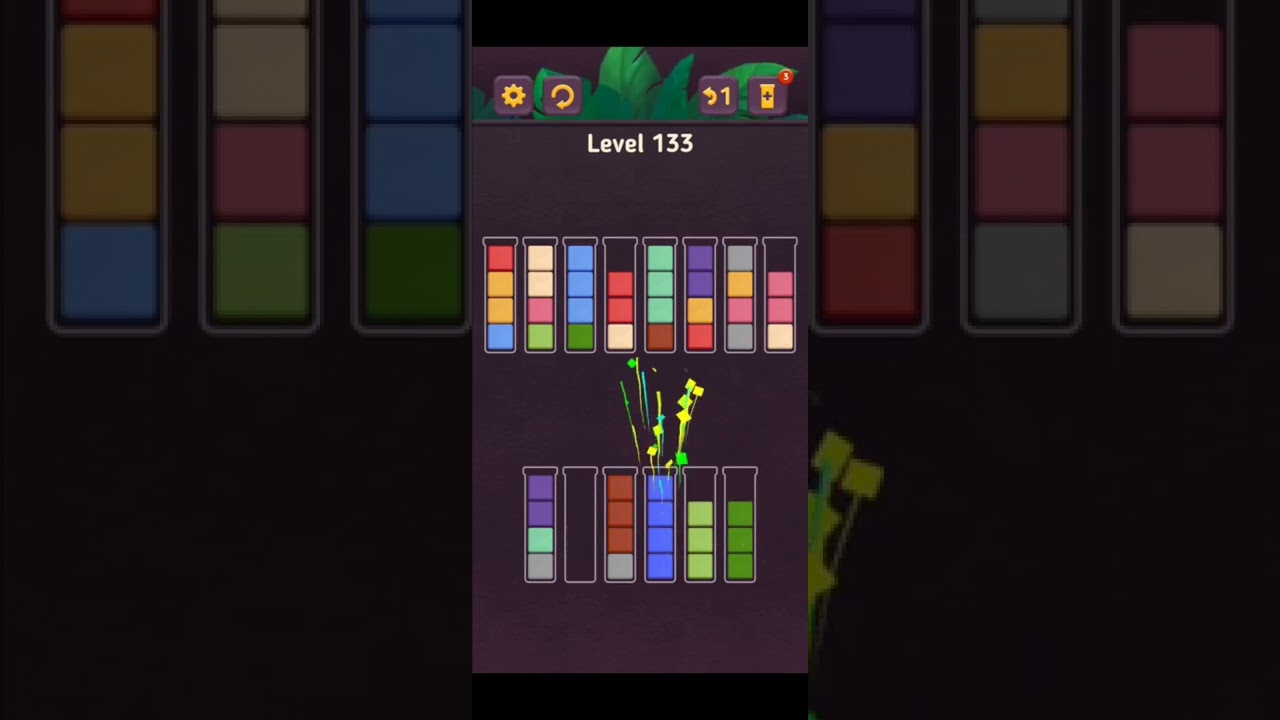 Complete Block King Sort Puzzle Level 131 to Level 140
