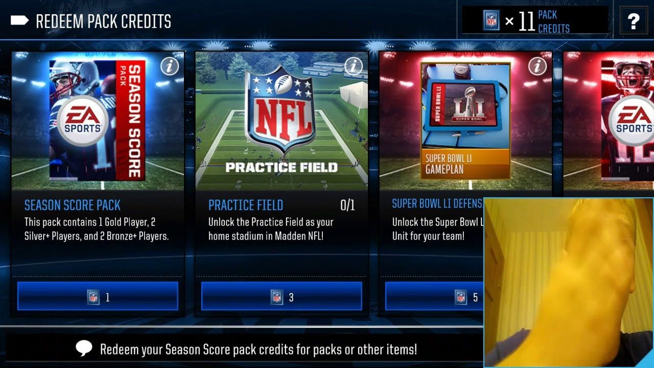 COIN GLITCH!!! MADDEN MOBILE 18 PACK OPENING