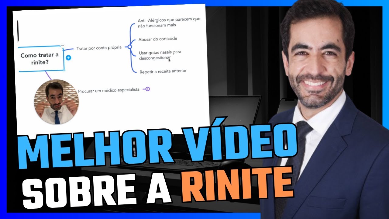 Como melhorar da rinite passo a passo. Vídeo muito didático!