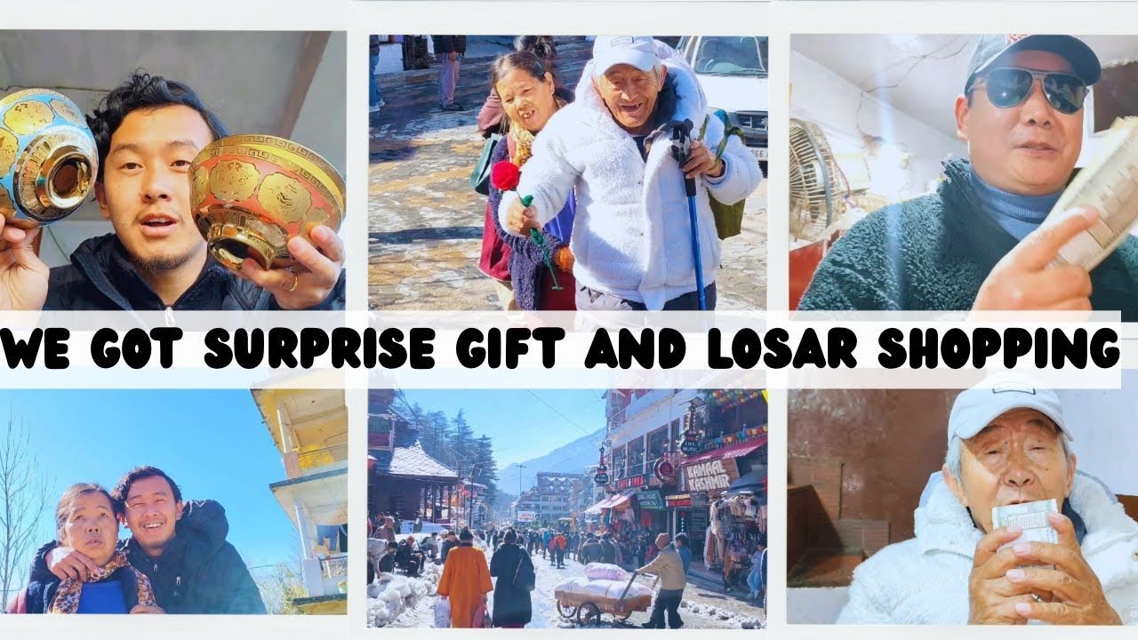 We Got Surprise Gift From My Subscriber | Feeling Blessed | Prayers To All | Losar Shopping 