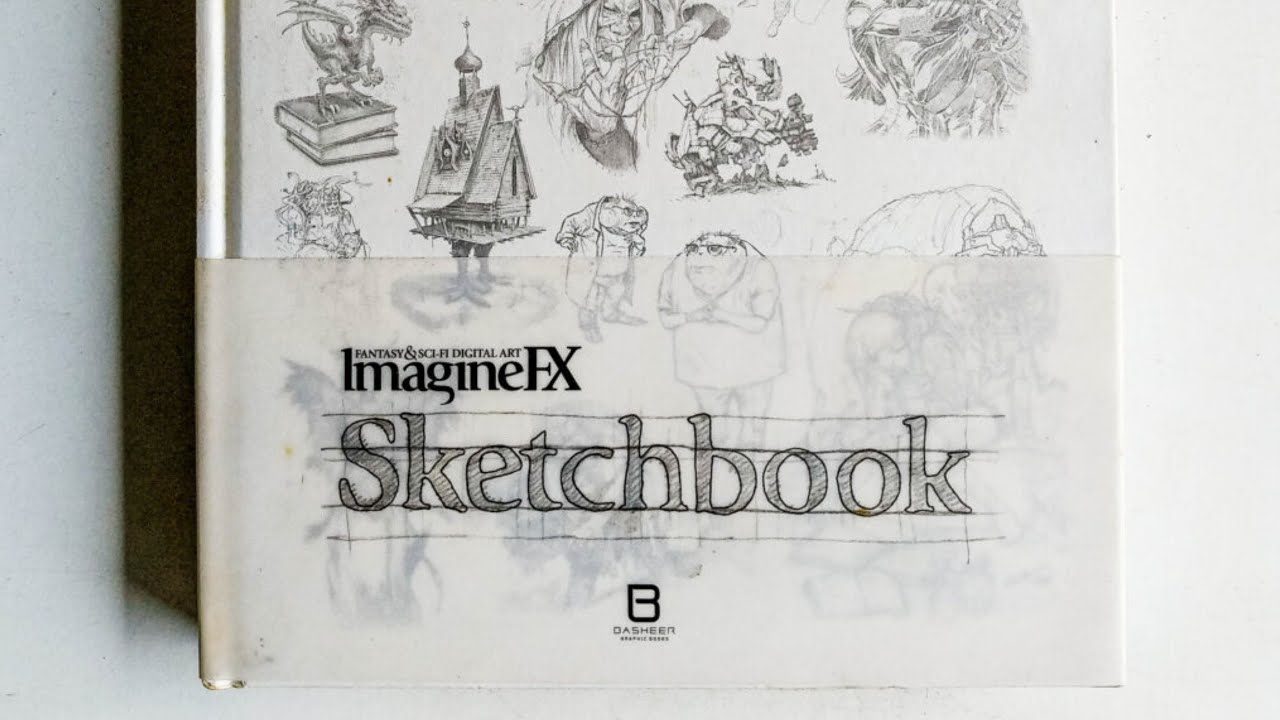 ImagineFX Sketchbook (book flip)