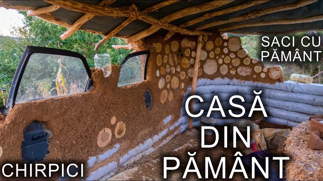 Cabană din păm&acirc;nt | CHIRPICI | SACI CU PĂM&Acirc;NT