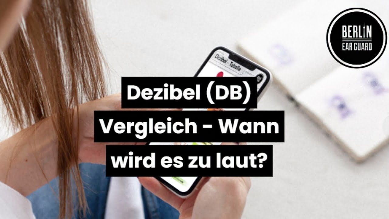 Dezibel (dB) Vergleich | Wie laut sind Alltagsger&auml;usche & Wann wird es zu laut?