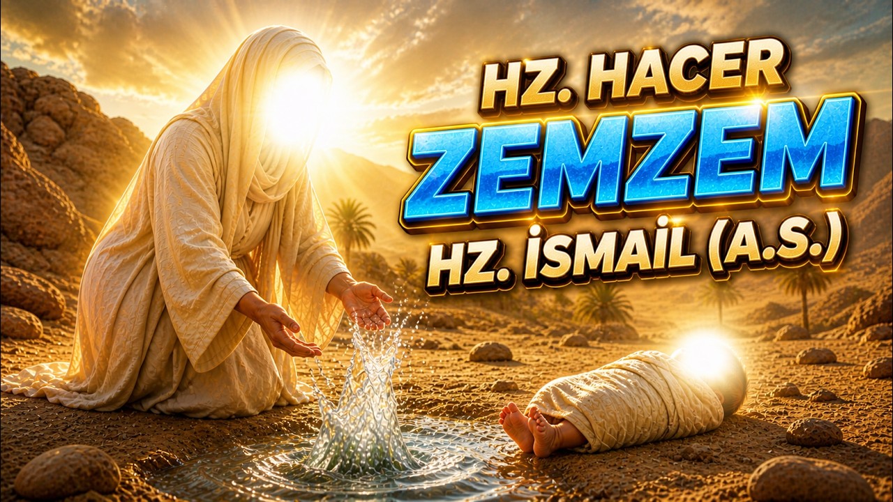 HZ. HACER, HZ. İSMAİL | ZEMZEM SUYUNUN BULUNUŞU | ANİMASYONLU DİNİ HİKAYE