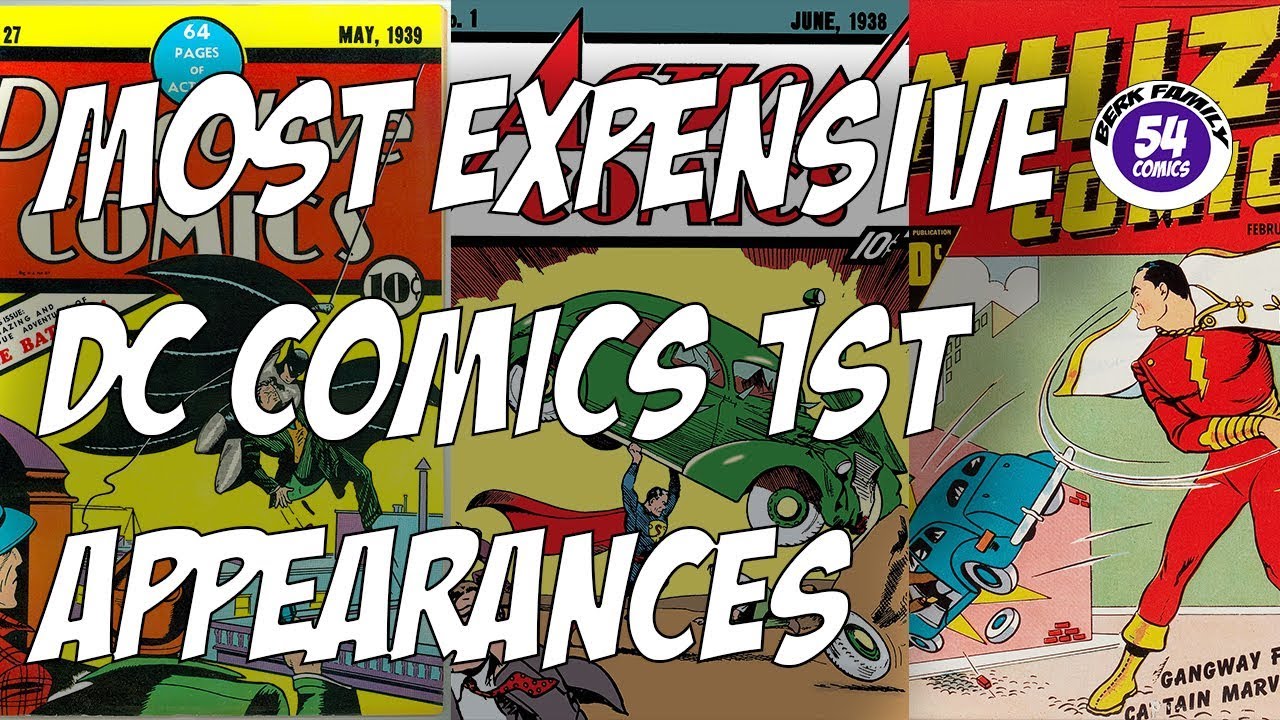 Most Expensive DC Comics 1st Appearances