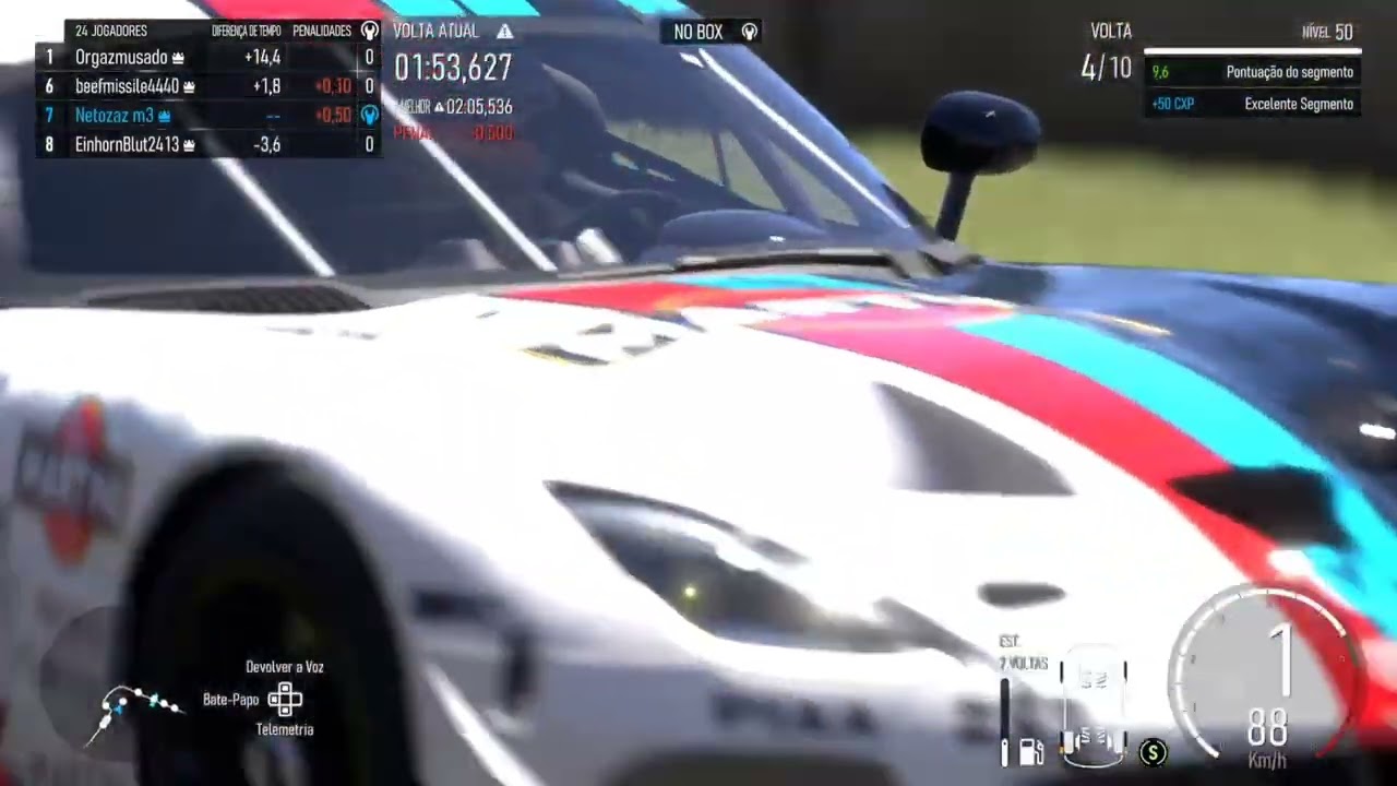 Forza Motorsport -  A intenção da estratégia foi boa mas o pneu nao ajudou 