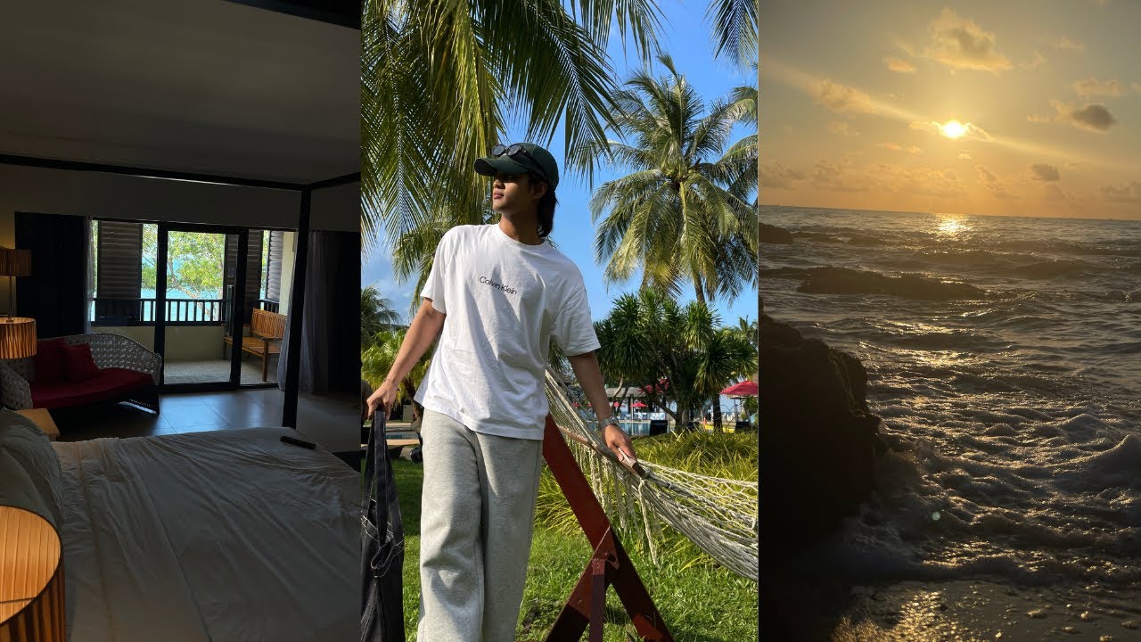 Desaru VLOG | Sand and sandals resort, sea view room, Comma Bakes cafe 🌊🏝️☕️