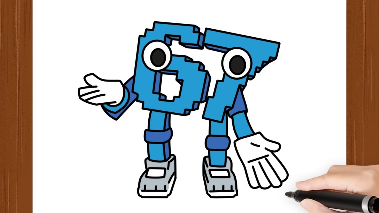 How To Draw 67 I BRAINROT I Easy