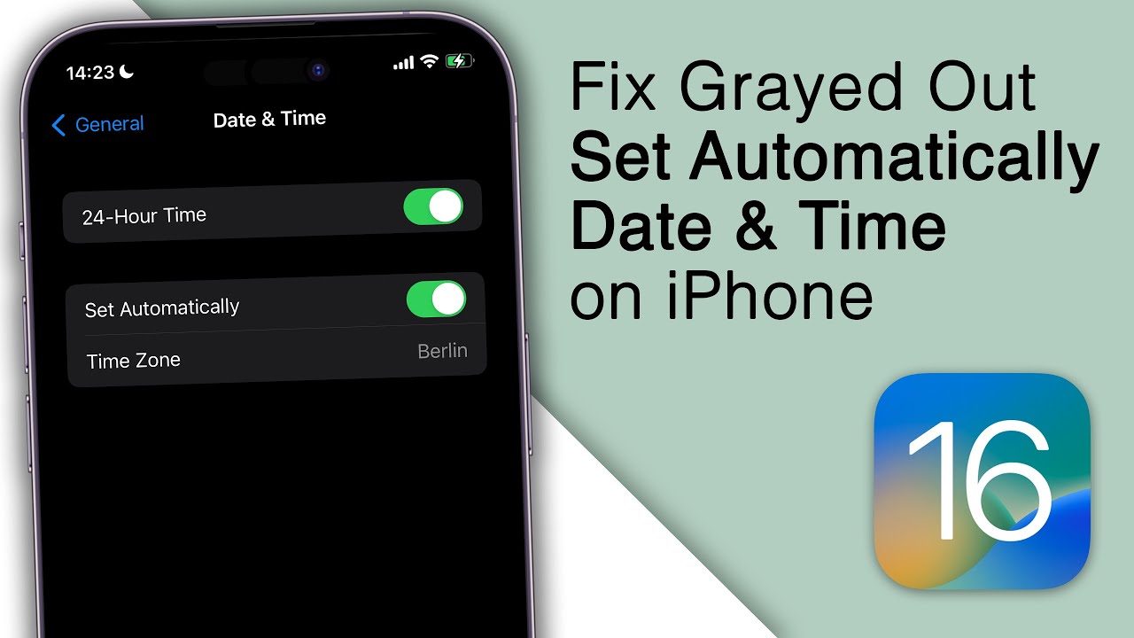 Fix Grayed Out Set Automatically Date & Time on iPhone! [Manually Disabled]