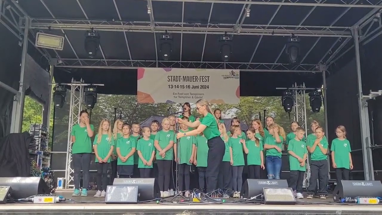Stadt Mauer Fest in Templin