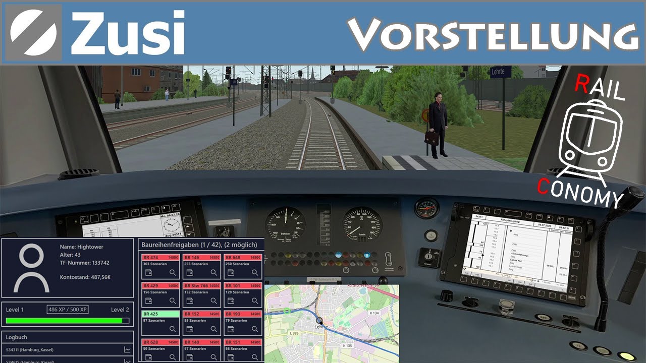 [Zusi3] Vorstellung: RAILConomy - Karrieremodus in Zusi