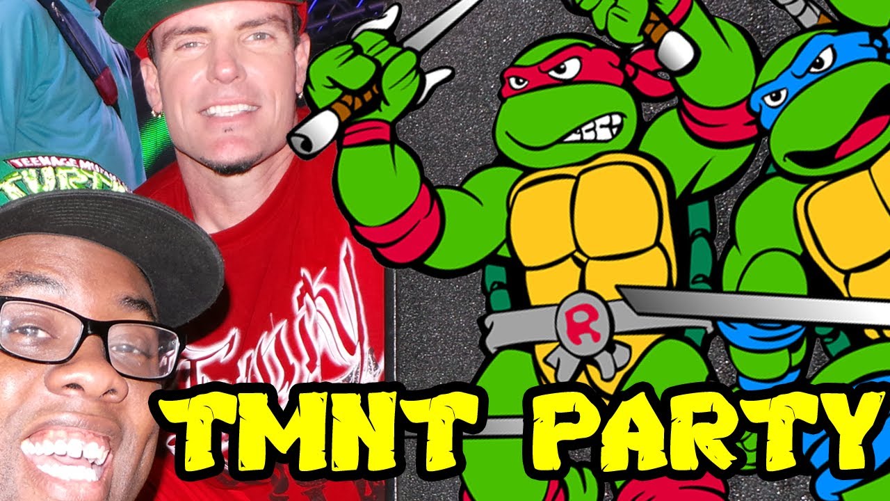 EPIC NINJA TURTLES PARTY with VANILLA ICE : Black Nerd