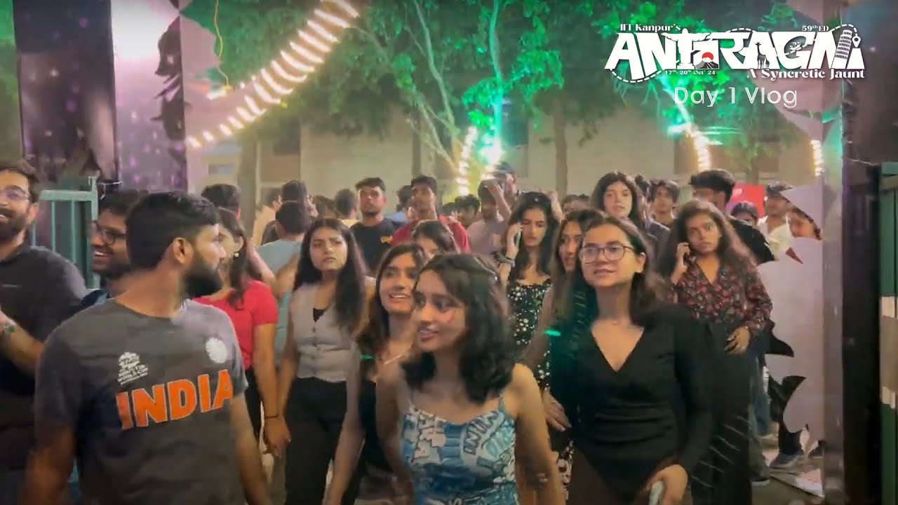 Antaragni 2024 l IIT Kanpur l Day 1 Vlog l Big Event l Rock Night l Alex Chauhan