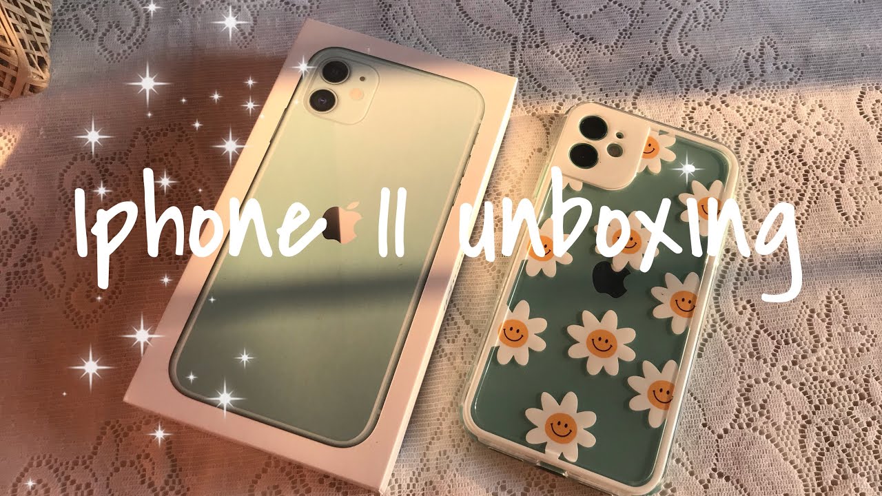 Iphone 11 🍏 Unboxing 2022 [Green 128gb] camera test + accessories☁️