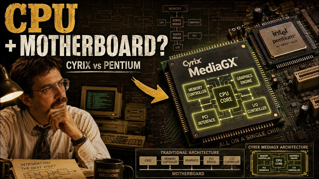 Cyrix MediaGX vs Intel Pentium &mdash; The CPU That Tried to Swallow the Motherboard