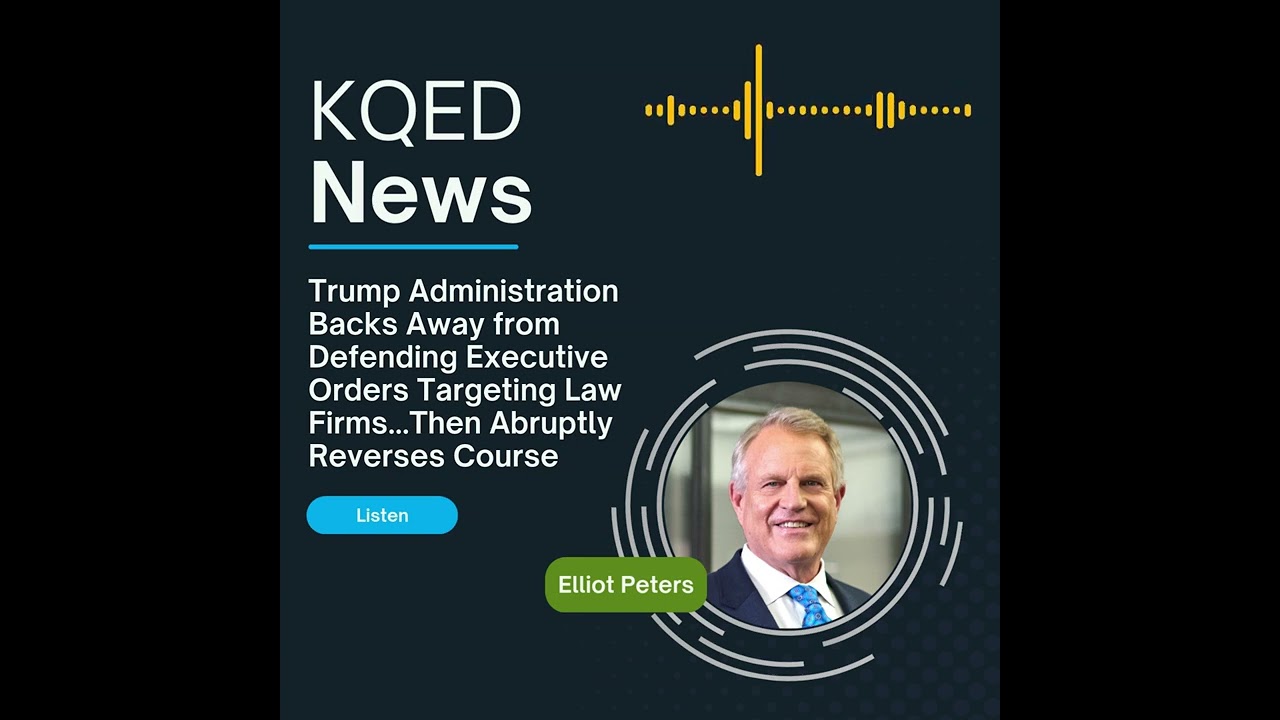 Trump Administration Targeting Law Firms | KQED Interview
